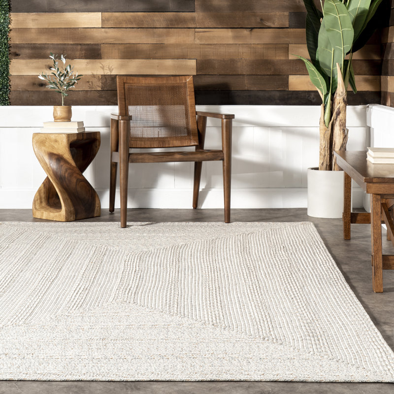 Breakwater Bay Catharine Ivory Indoor/Outdoor Rug & Reviews Wayfair